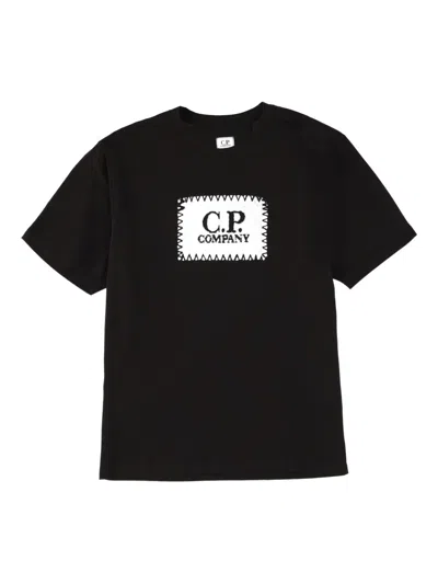 C.P. COMPANY LOGO CREW-NECK T-SHIRT