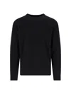 C.p. Company C.p.company Wool Crewneck Sweater In Black