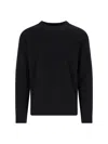 C.p. Company C.p.company Wool Crewneck Sweater In Black