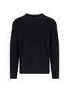 C.p. Company C.p.company Wool Crewneck Sweater In Black