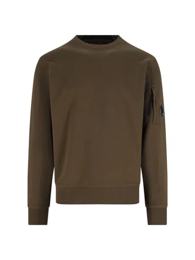 C.P. COMPANY LOGO CREWNECK SWEATSHIRT