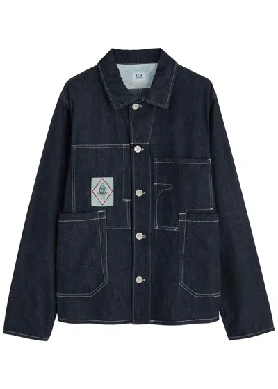 C.P. COMPANY C.P. COMPANY LOGO DENIM JACKET