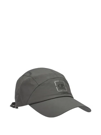 C.p. Company Logo-detail Baseball Cap In Gray