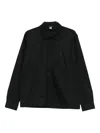 C.p. Company Cp Company Overshirt In Gabardine In Black