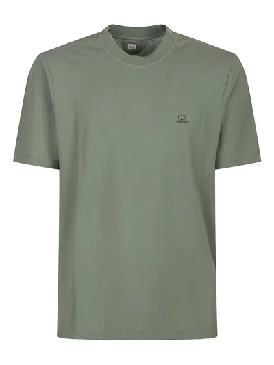 C.P. COMPANY LOGO-DETAIL COTTON T-SHIRT
