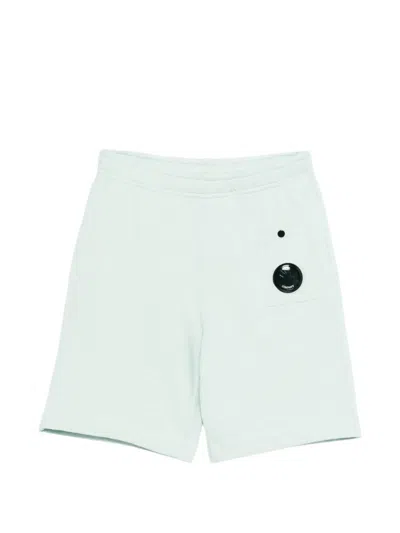 C.p. Company Kids' Logo-detail Shorts In Blue
