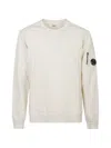 C.p. Company C.p.company Crewneck Lens Sweatshirt In Metallic