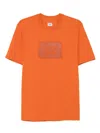 C.p. Company T-shirt Mit Logo-detail In Orange