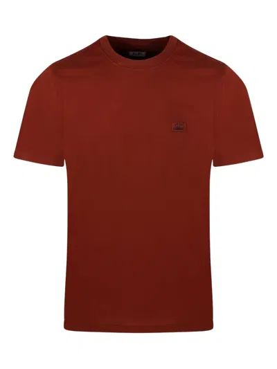 C.p. Company Logo-embellished T-shirt In Red