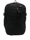 C.p. Company Logo-embroidered Backpack In Black
