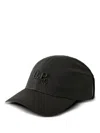 C.p. Company Cp Company Company Goggle Curved Peak Baseball Cap In Black