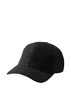 C.p. Company Logo-embroidered Baseball Cap In Black