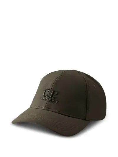 C.p. Company Logo-embroidered Baseball Cap In Gray