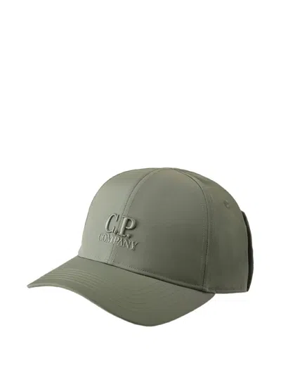 C.p. Company Logo-embroidered Baseball Cap In Gray