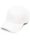 C.p. Company Logo-embroidered Baseball Cap In White