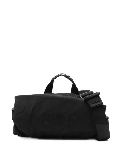 C.p. Company Logo-embroidered Belt Bag In Black