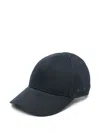 C.p. Company Logo-embroidered Cap In Blue