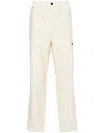 C.p. Company Logo-embroidered Cargo Trousers In Neutrals