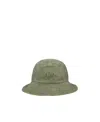 C.p. Company Logo-embroidered Cotton Bucket Hat In Green