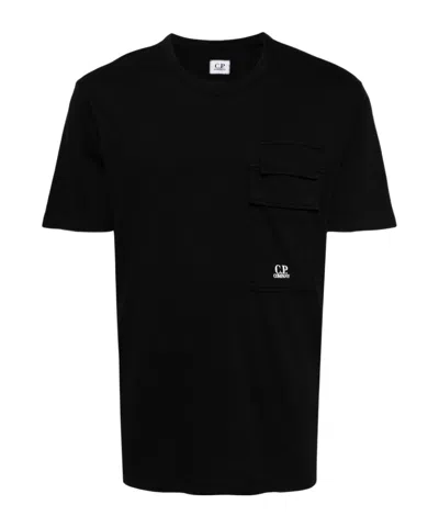 C.p. Company Navy Blue Cotton T-shirt
