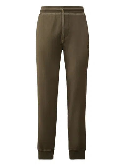 C.p. Company Logo-embroidered Drawstring Track Pants In Brown