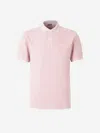 C.p. Company Logo Embroidered Polo Shirt In Pink
