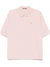 C.p. Company Multi Pattern-jacquard Polo Shirt In Rosa