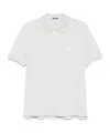 C.p. Company C.p.company  Logo-embroidered Polo Shirt In White