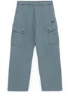 C.p. Company Logo-embroidered Sweatpants In Grey