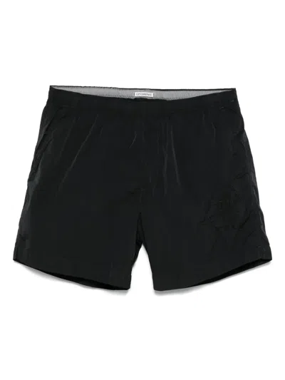 C.p. Company Logo-embroidered Swim Shorts