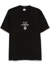 C.p. Company Mens Cp Company Mercer Logo-embroidered Cotton T-shirt In Black
