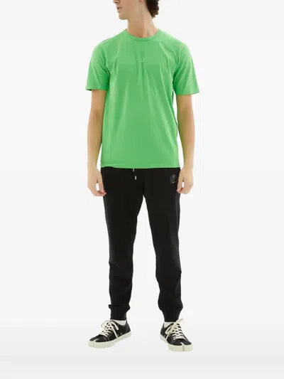 C.p. Company Logo-embroidered T-shirt In Green