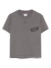 C.p. Company Logo-print T-shirt In Grey