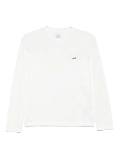 C.P. COMPANY LOGO-EMBROIDERED T-SHIRT