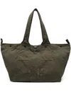 C.p. Company Logo-embroidered Tote Bag In Green