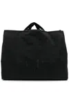 C.p. Company Logo-embroidered Travel Bag In Black