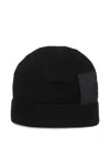 C.p. Company Logo-embroidery Wool Beanie Hat In Burgundy