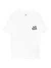 C.p. Company Logo Graphic T-shirt In White