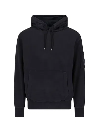 C.P. COMPANY LOGO HOODIE