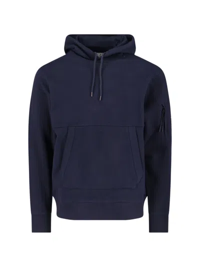 C.P. COMPANY LOGO HOODIE