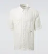 C.p. Company C. P. Company Man Shirt Off White Size Xxl Linen In White