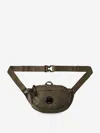 C.p. Company Compact Grey Polyamide Belt Bag In Gray