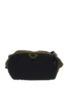 C.p. Company Functional Nylon Belt Bag With Prominent Logo In Green