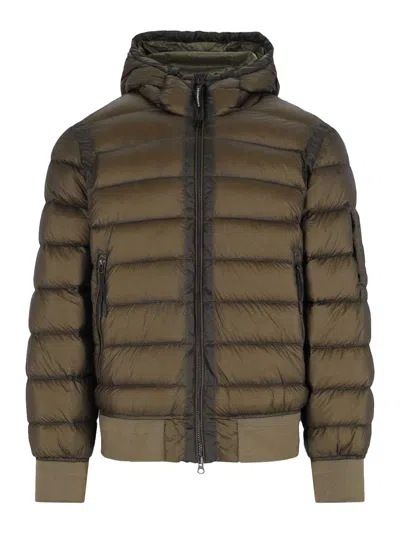 C.P. COMPANY LOGO PADDED DOWN JACKET