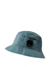 C.p. Company Logo-patch Bucket Hat In Blue
