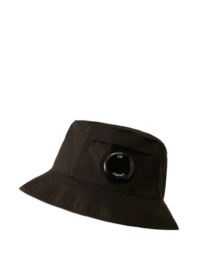 C.p. Company C. P. Company Logo-patch Bucket Hat In Green