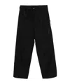 C.p. Company Logo-patch Cargo Trousers In Black