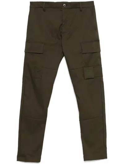 C.p. Company Logo-patch Cargo Trousers In Green