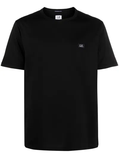 C.P. COMPANY LOGO-PATCH COTTON T-SHIRT