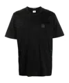 C.p. Company C.p.company Metropolis Series Mercerized Jersey T-shirt In Black